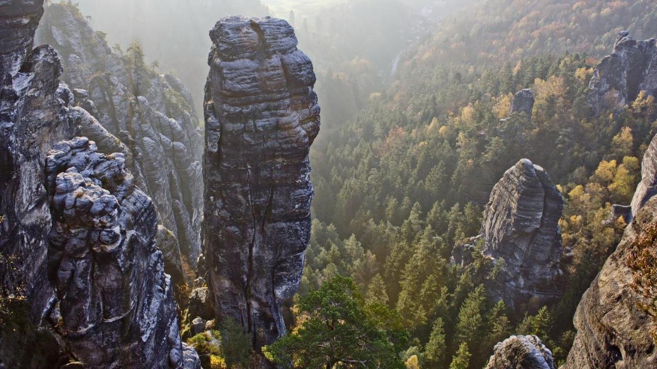 Вилла Haus Am Wald Бад-Шандау Экстерьер фото